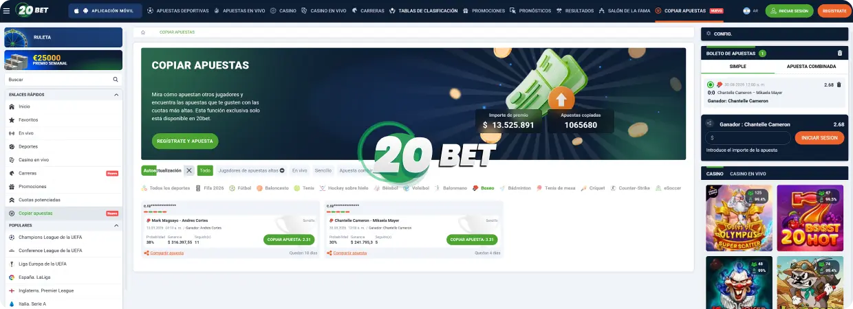 20Bet Torneos Deportivos 20Bet Torneos Deportivos